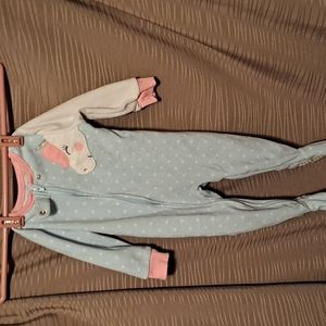 Carter's fleece footed pajamas